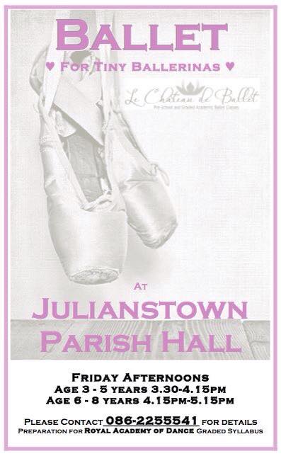 Ballet Classes Starting Friday 11th September, 2015